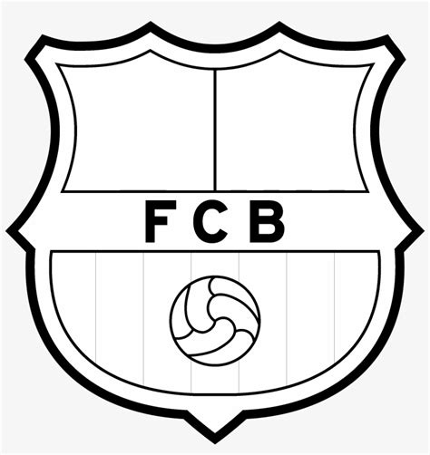 Fc Barcelona Logo Black And White - Fc Barcelone PNG Image ...