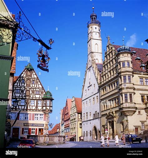 Medieval Town Rothenburg in Germany Stock Photo - Alamy