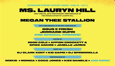 Essence Music Festival Announces 2023 Lineup Featuring Lauryn Hill ...