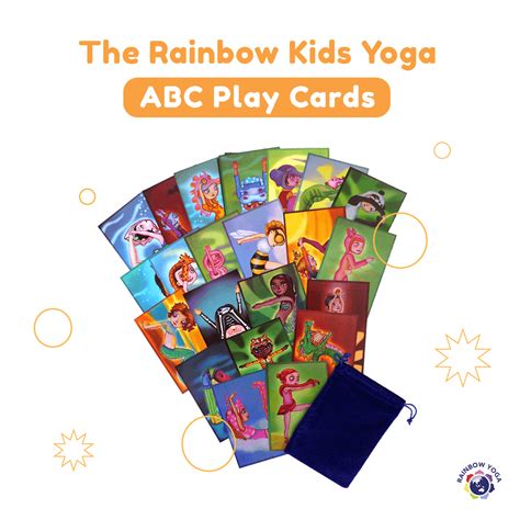 Kids Yoga Teacher Props and Tools - Rainbow ABC Play...