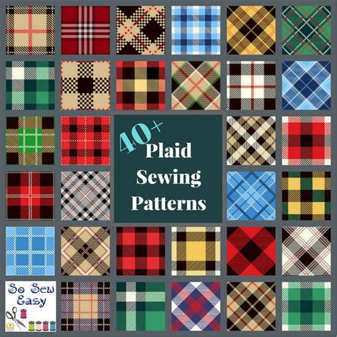 40+ FREE Plaid Sewing Patterns & Projects | So Sew Easy