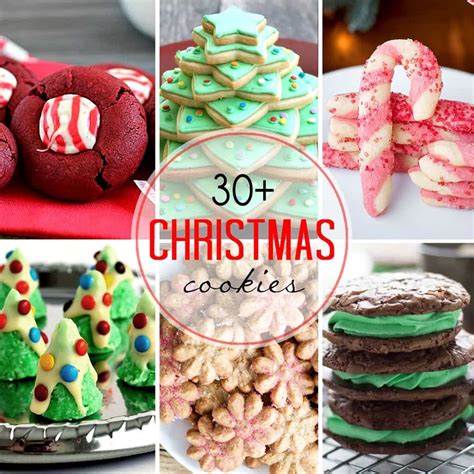 30+ Christmas Cookies - Perfect Holiday Baking - That Skinny Chick Can Bake