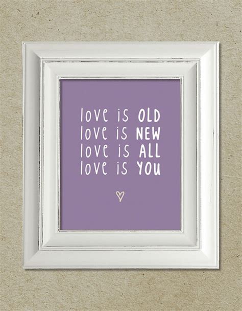 beatles art print / because lyrics