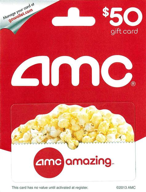 AMC Theatres Gift Card | Theatre gifts, Gift card, Personalized gift cards