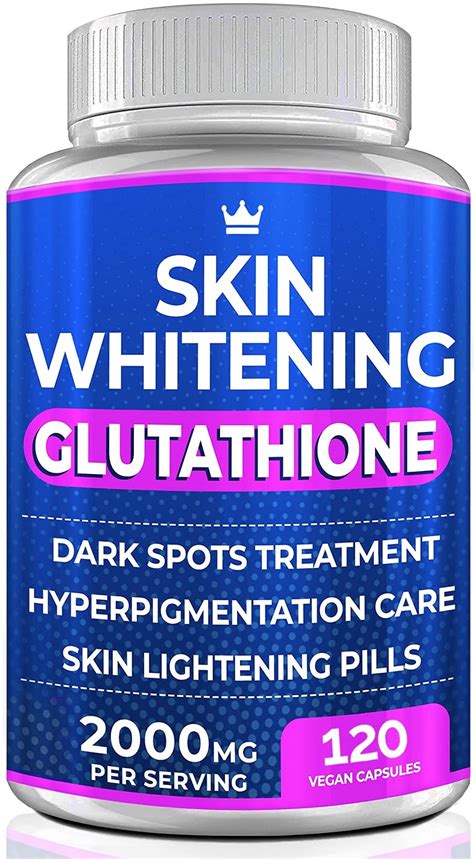 Glutathione Whitening Pills 120 Capsules 2000mg Glutathione Effective ...