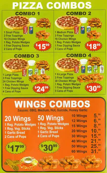 CiCi's Pizza, Parkdale Menu