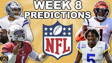 NFL Week 8 Predictions 2021! - YouTube