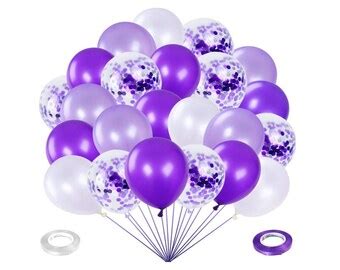 Purple Confetti | Etsy