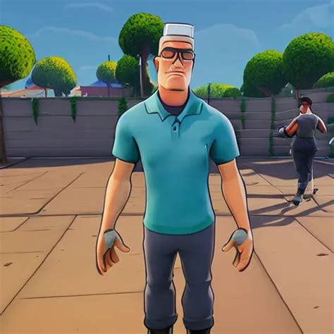 Hank Hill in Fortnite | Stable Diffusion