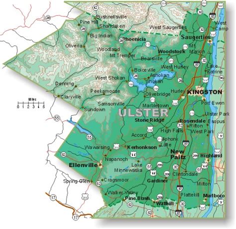 Map Of Ulster County Ny - Maping Resources