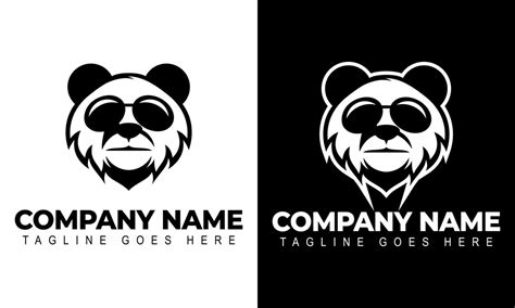 Panda Head Logo Design Template. Modern Design. Panda logo. 2966261 ...