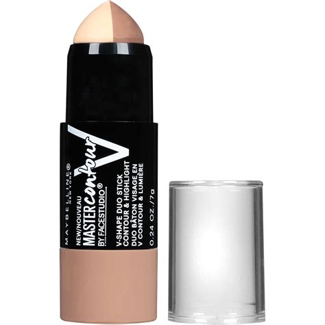 Maybelline Facestudio Master Contour V-Shape Duo Stick, 10 Light, 0.24 oz - Walmart.com ...