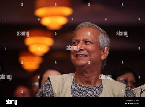 Portrait of Nobel Prize Laureate Professor Muhammad Yunus, who won the ...