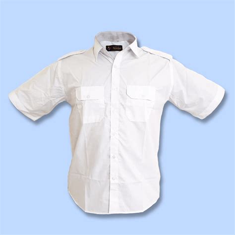 MERCHANT NAVY UNIFORM WHITE SHIRT SHORT SLEEVE