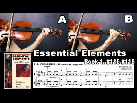 [Essential Elements Violin] Book 1. #116-#118 - YouTube