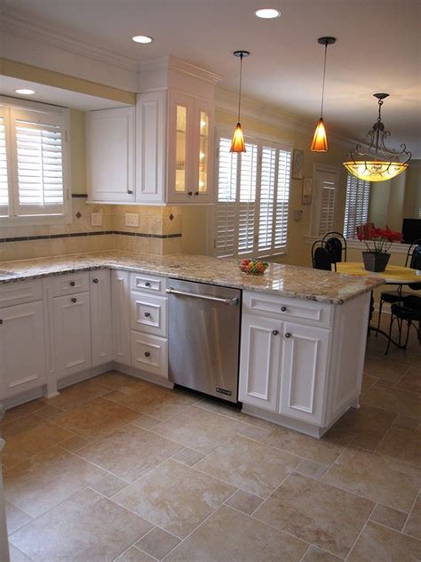 11++ Trends For White Kitchen Cabinets With Beige Tile Floor