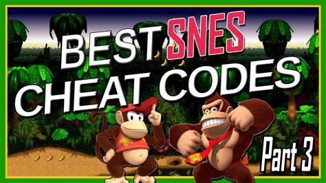 Best Super Nintendo Cheat Codes, Part 3 - SNESdrunk - YouTube