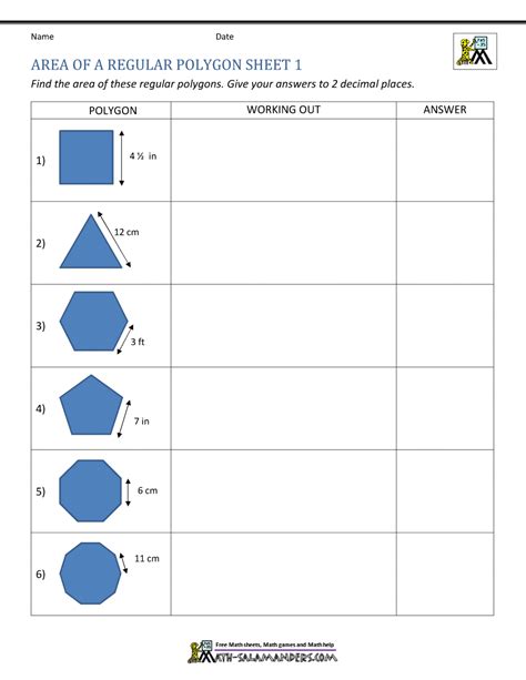 Area of Regular Polygon Calculator