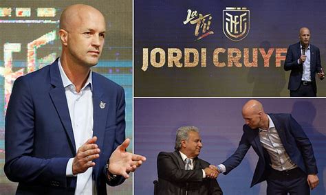 Ecuador unveil Jordi Cruyff as new manager to lead side to 2022 World ...