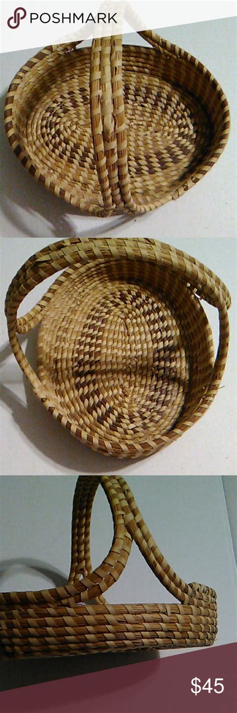 Sweetgrass Basket | Sweetgrass basket, Handcraft, Basket