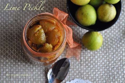 Easy Tasty Lime Pickle - Indian Recipe - Recipes 'R' Simple