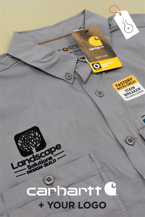 Custom Carhartt Work Shirts | Carhartt work shirts, Carhartt, Carhartt logo