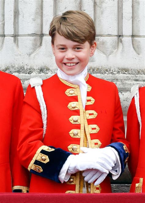 Prince George looks all grown-up as he beams in new portrait for 10th ...