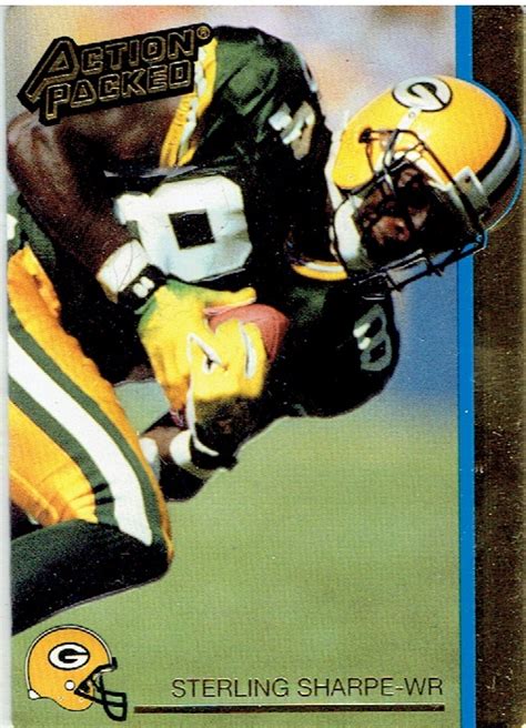 1992 Action Packed #81 Sterling Sharpe – Rookies and more