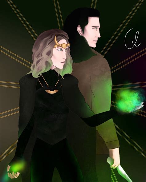 Loki/Sylvie Drawing - Loki & Sylvie Fan Art (45301736) - Fanpop