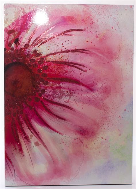 Quadro Dipinto Fiori Rosa 50x70 cm Cornice in Abete Multicolor – acquista su Giordano Shop