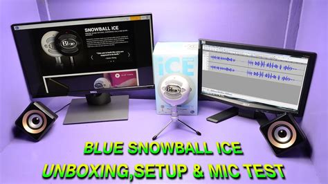 Blue Snowball iCE Unboxing,Setup & Mic test 2016 - YouTube