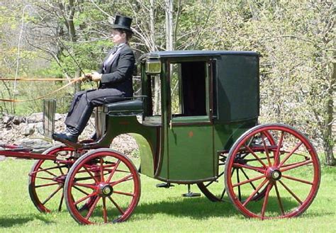 Brougham, victorian carriage | 1840's in transport | Pinterest | Horse ...