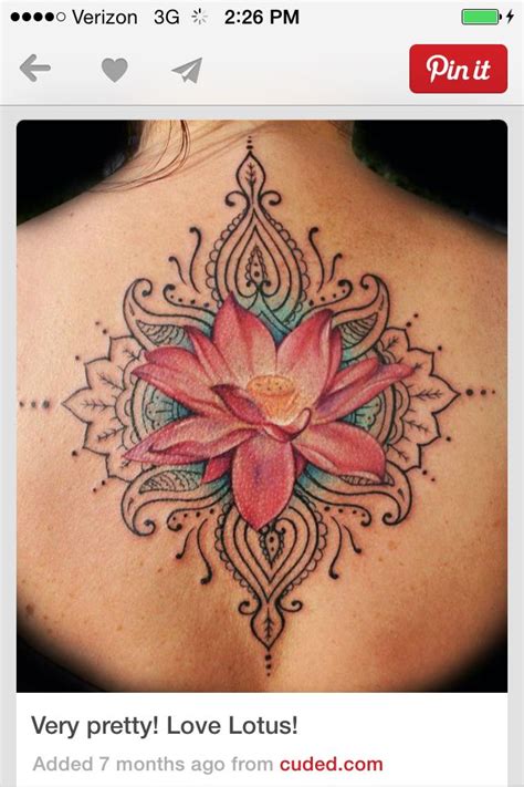 India style tat | Lotus tattoo designs, Flower tattoo designs, Tattoos