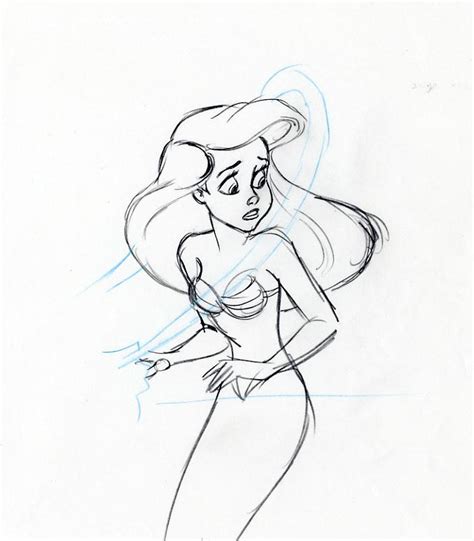 Ariel Little Mermaid Drawing at GetDrawings | Free download