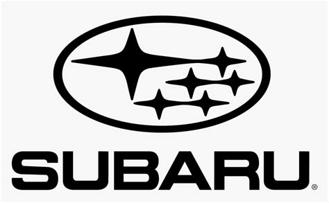 Subaru Logo Black And White, HD Png Download - kindpng