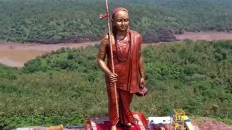 Madhya Pradesh CM unveils 108-ft ‘Statue of Oneness’ in Omkareshwar ...