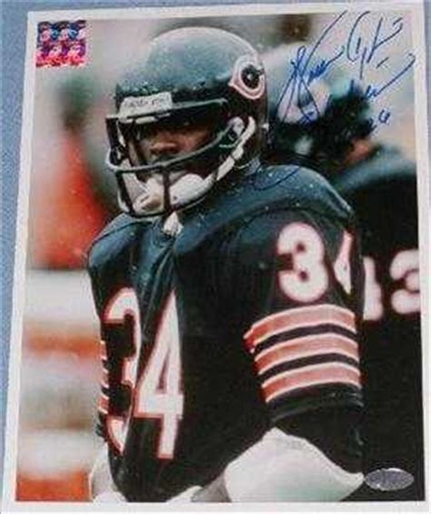 Walter Payton autographed photo