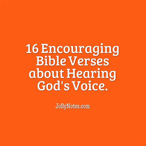 16 Encouraging Bible Verses about Hearing God’s Voice – Daily Bible Verse Blog