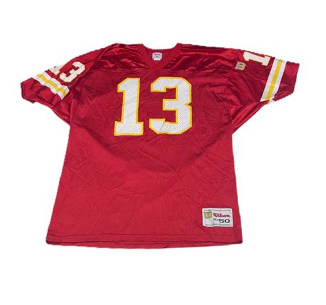 Wilson Athletics Vintage Kansas City Chiefs S. Bono Wilson Jersey #13 ...