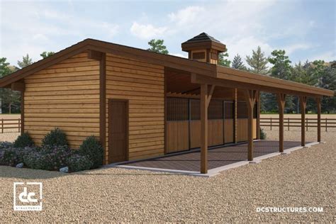 Pendleton barn kit shed row horse barn kit dc structures – Artofit