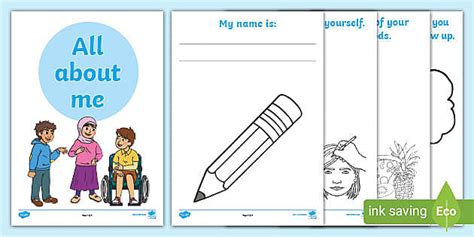 FREE! - All About Me Book Activity | Primary Resources | Twinkl