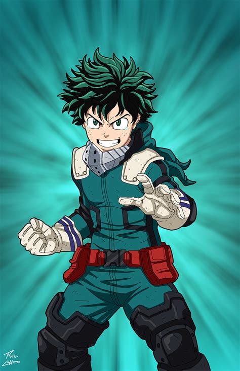 Deku commission by phil-cho on DeviantArt