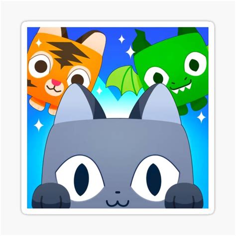 "Pet simulator X codes | Cool Cats" Sticker for Sale by talktomaddy83 | Redbubble