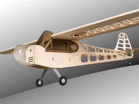 Balsa Wood Airplane Model J3 1180mm Wingspan Balsa Wood Airplane Models RC Building Toys ...