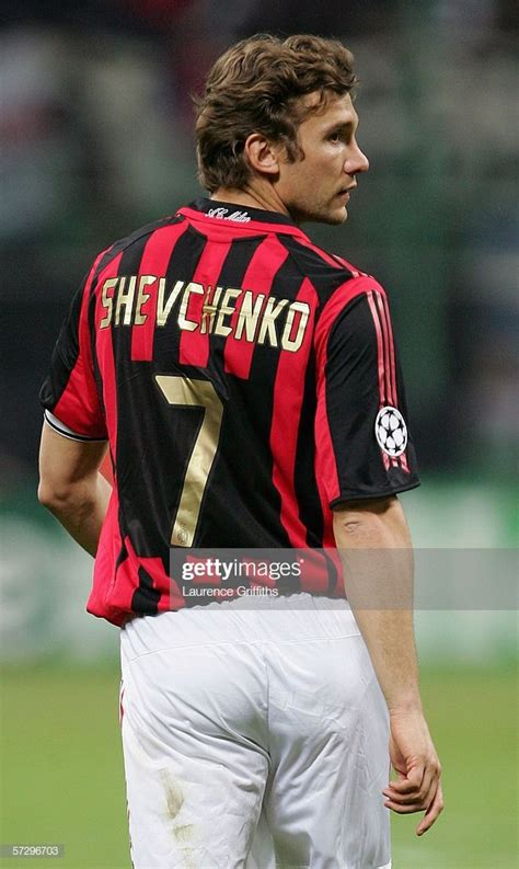 News Photo : Andriy Shevchenko of AC Milan looks on during the... | Ac milan, Milan football, Milan