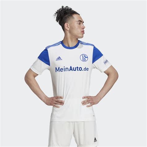 adidas FC Schalke 04 22/23 Away Jersey - White | Free Delivery | adidas UK