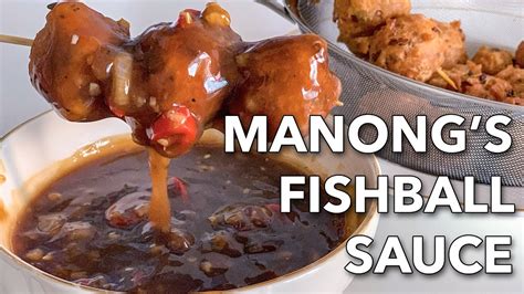 THE BEST MANONG'S FISHBALL SAUCE RECIPE | Quick and Easy Recipe - YouTube