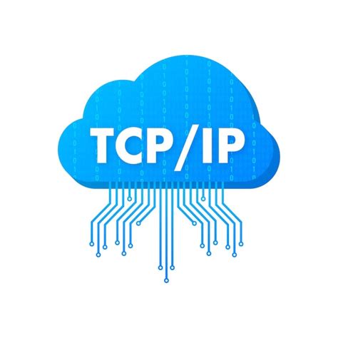 Premium Vector | TCP IP Transmission Control Protocol Internet Protocol Vector stock illustration