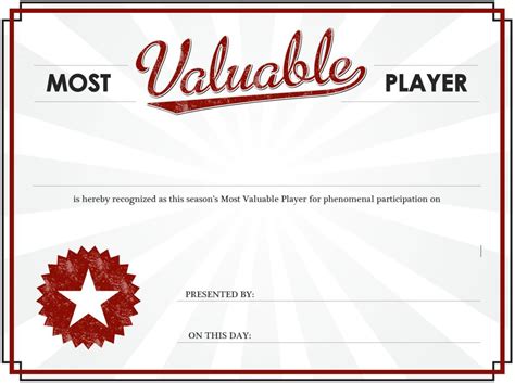 Mvp Certificate Template - Milas.westernscandinavia intended for ...