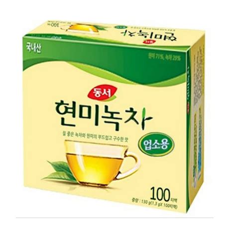 korea brown rice green tea 100 tea bags korean health natural traditional tea